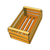 Illustration cagette en bois